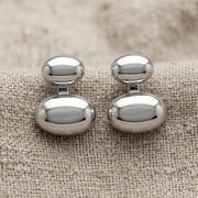 Double Dome Earrings • Chunky Statement Studs • Modern Minimalist • Waterproof • Gift For Her