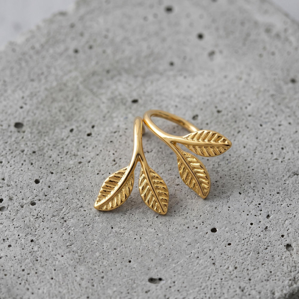 Gold Leaf Ear Climbers, Minimalist Open Hoop Earrings, Dainty Botanical Drop Earrings, Tiny Leaf Huggie Hoops, Everyday Ear W
