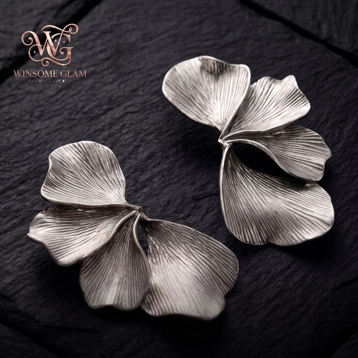 Gold Leaf Statement Earrings | Lightweight Ginkgo Dangle | Textured Botanical Jewelry Gift