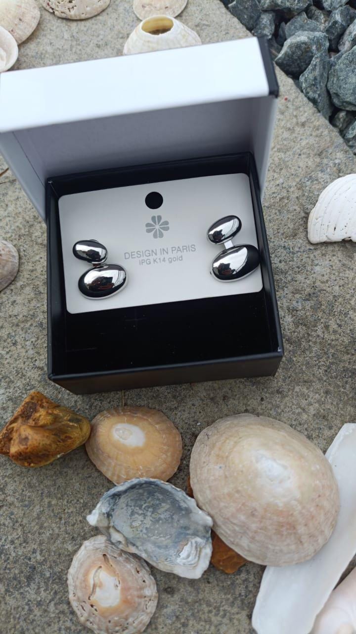 Double Dome Earrings • Chunky Statement Studs • Modern Minimalist • Waterproof • Gift For Her
