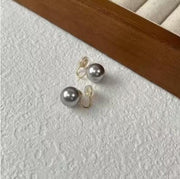 Minimalist Gold Pearl Jewelry, Freshwater Pearl Clip on Earrings, Non Pierced Bridal Earrings, Aesthetic Pearl Drops, Classic