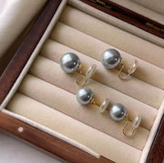 Minimalist Gold Pearl Jewelry, Freshwater Pearl Clip on Earrings, Non Pierced Bridal Earrings, Aesthetic Pearl Drops, Classic