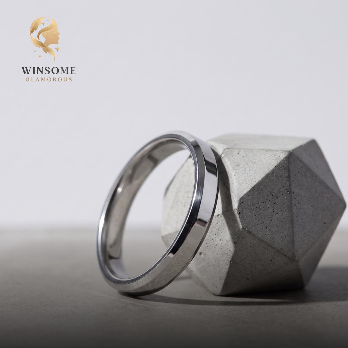 Personalized Engraved Couple Ring, Custom Name, Date Wedding Band, Stainless Steel Promise Ring, Gold Silver Black Ring, Gift