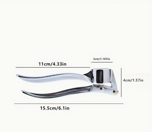 Stainless Steel Manual Garlic Press And Ginger Grinder — thumbnail 5