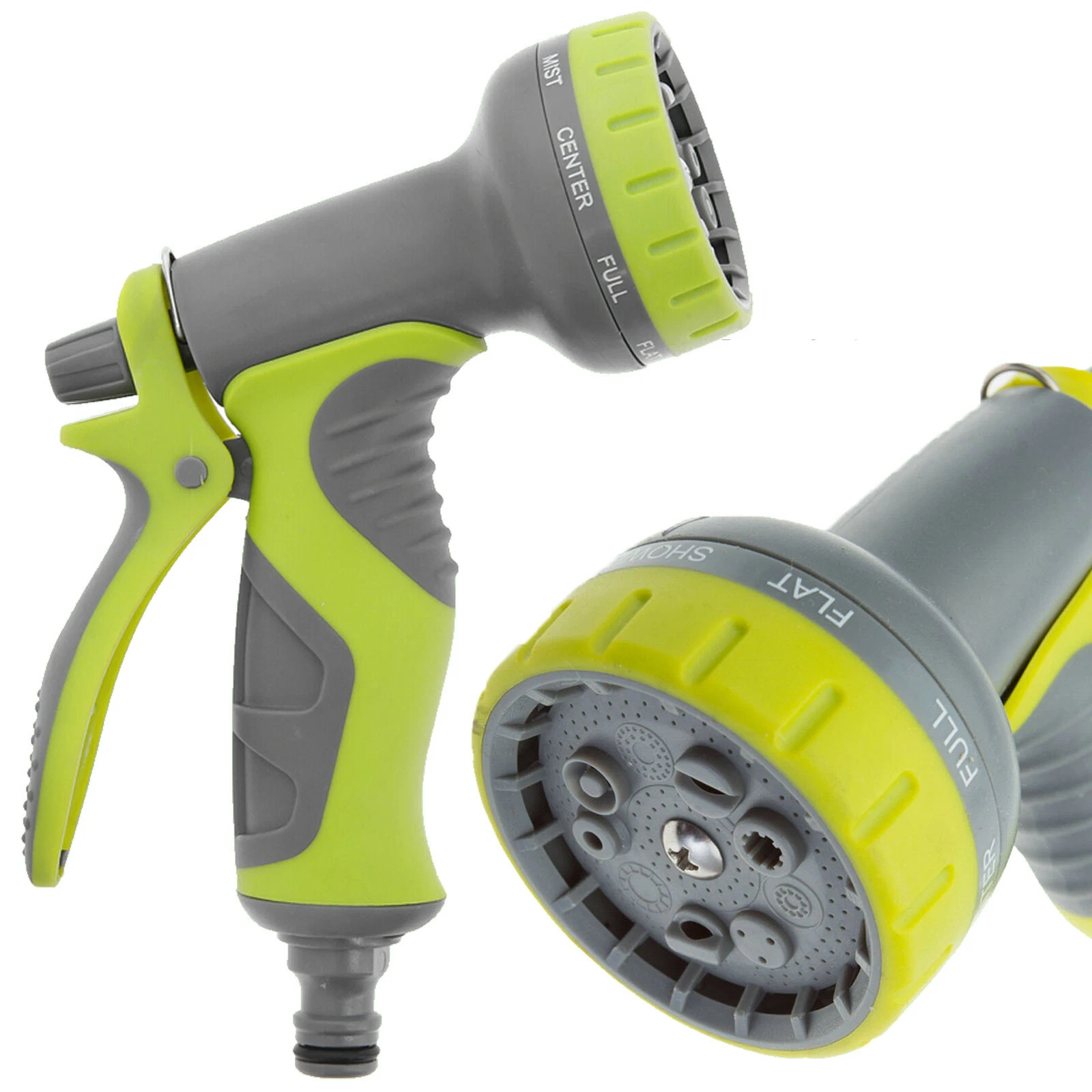 8 Function Garden Watering Spray Gun Hose Pipe Nozzle Car Wash Comfy Grip Handle — thumbnail 3