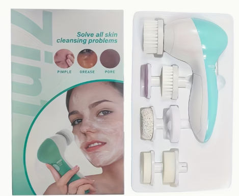 7-in-1 Electric Facial Cleanser Brush & Body Massager