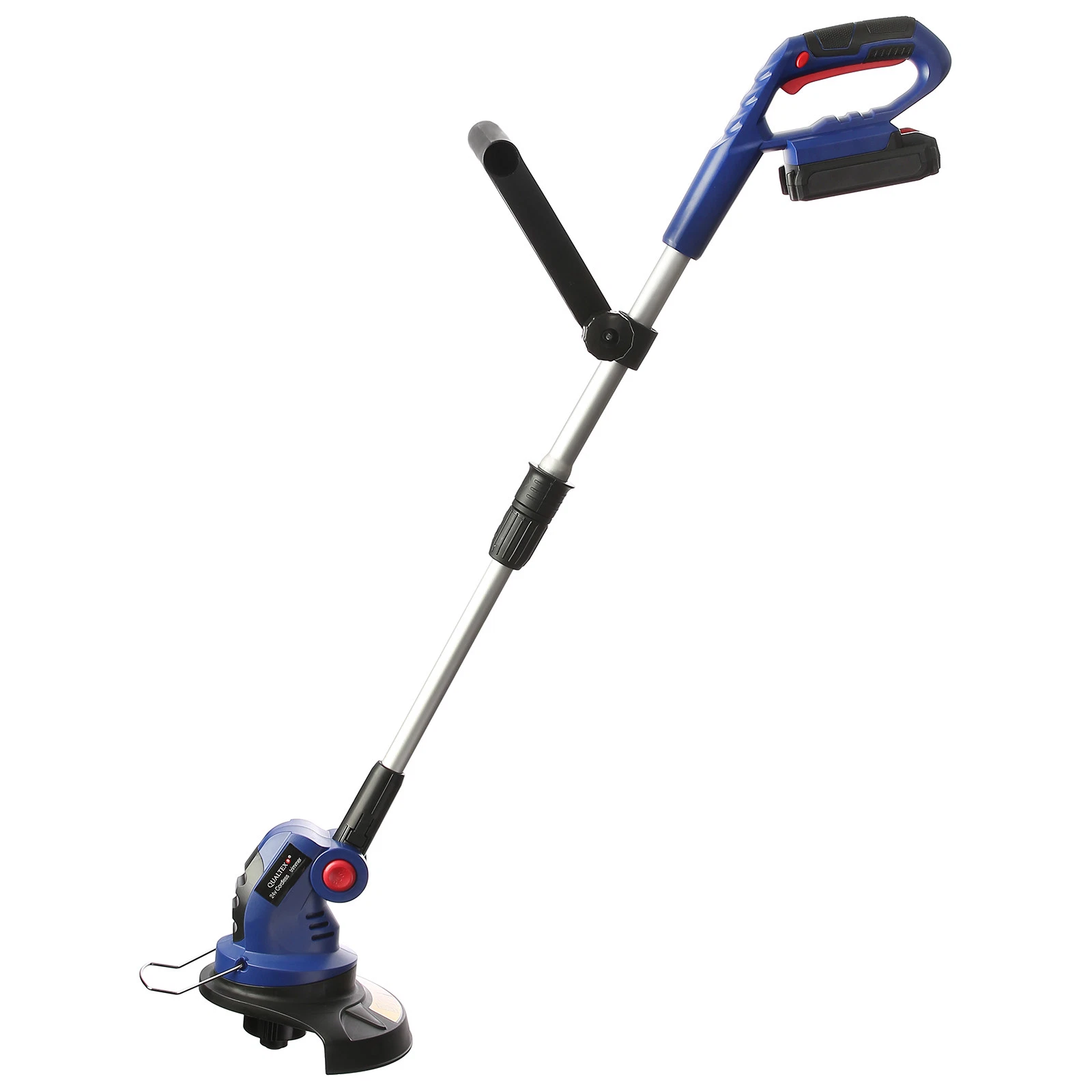 Qualtex 24V Cordless Garden Grass Trimmer Telescopic Lawn Edge Cutter Strimmer (GDN111) — thumbnail 2