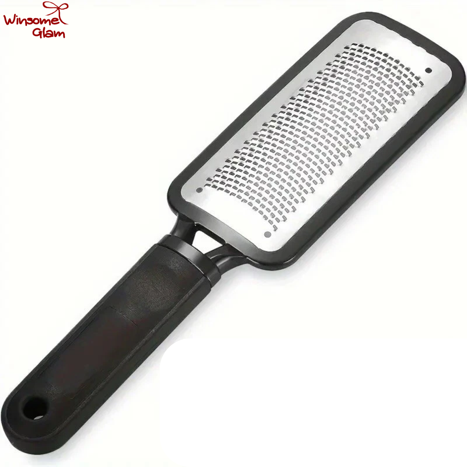 Heavy Duty Foot File Callus Remover | Professional Hard Skin & Dead Skin Exfoliating Rasp | Pedicure Foot Care Tool – Black | WinsomeGlam — thumbnail 2