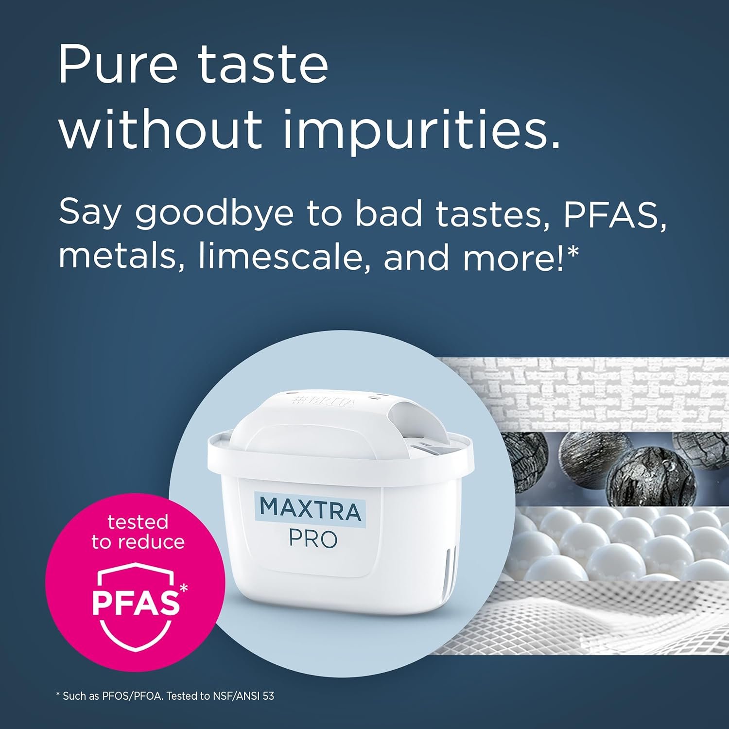 BRITA MAXTRA PRO Pure Performance Water Filter Cartridge – 6 Pack | Reduces Chlorine, PFAS, Pesticides & Limescale | For All BRITA Jugs & Flow — thumbnail 4