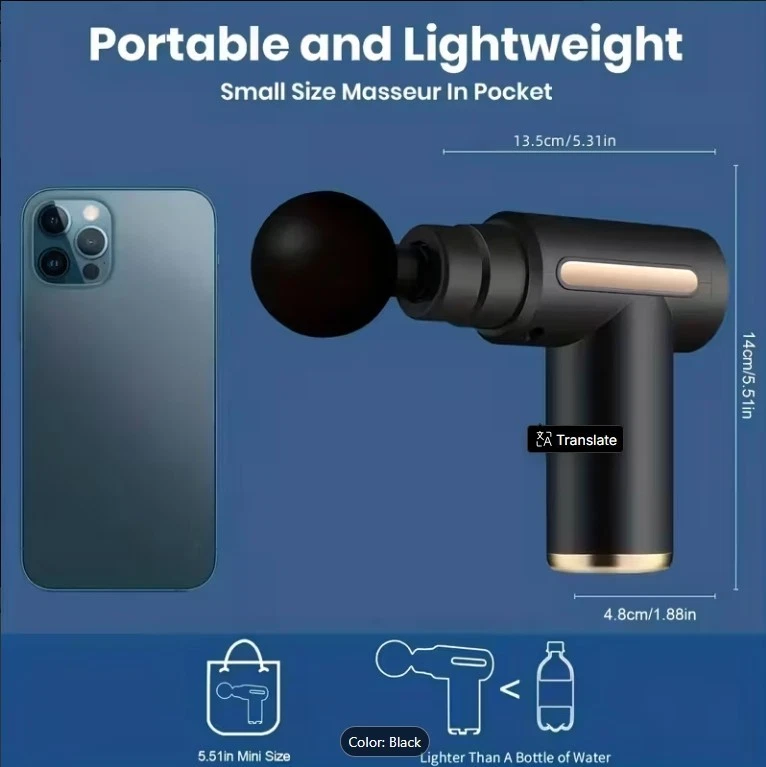 Portable Deep Tissue Massage Gun — thumbnail 2