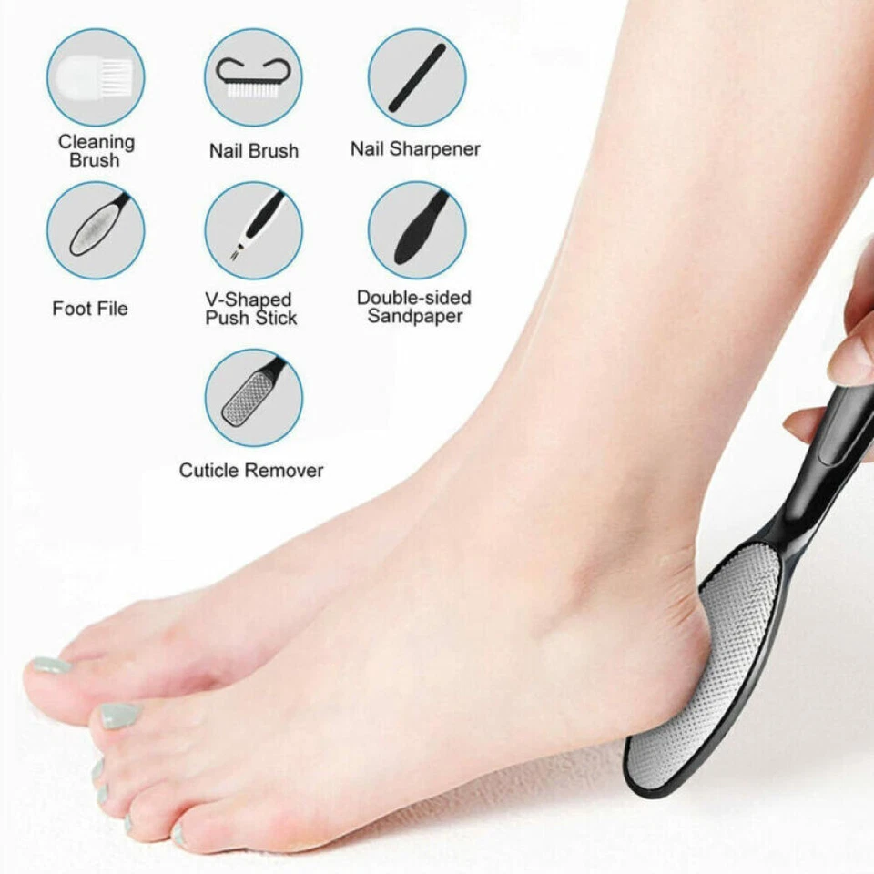 Electric Foot File Waterproof Hard Skin Remover Feet Pedicure Set Rechargeable — thumbnail 6