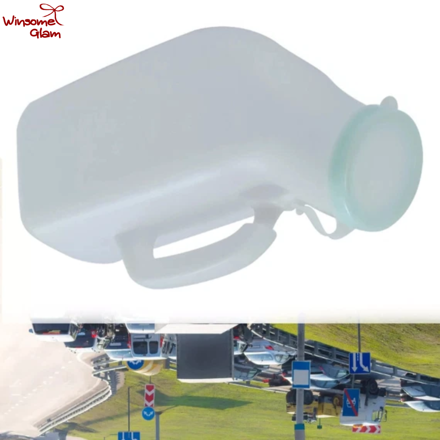 2x Male Urinal Bottle 1200ml — thumbnail 5