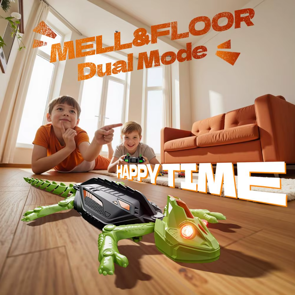 Wall Climbing RC Gecko Toy Remote Control Lizard Car Electric Climber — thumbnail 3