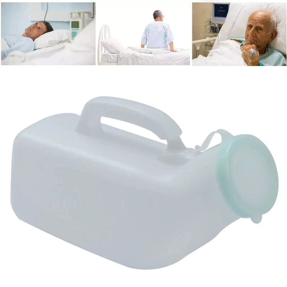 2x Male Urinal Bottle 1200ml — thumbnail 3