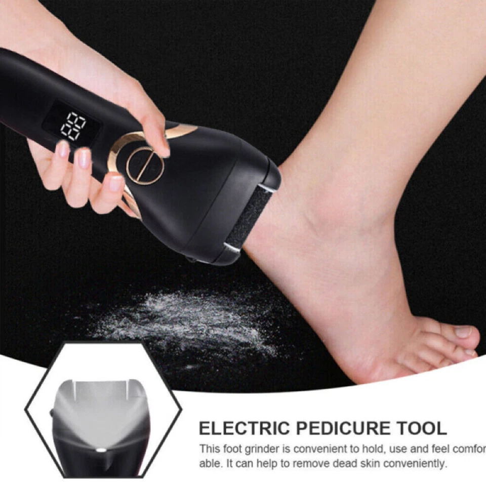 Electric Foot File Waterproof Hard Skin Remover Feet Pedicure Set Rechargeable — thumbnail 4