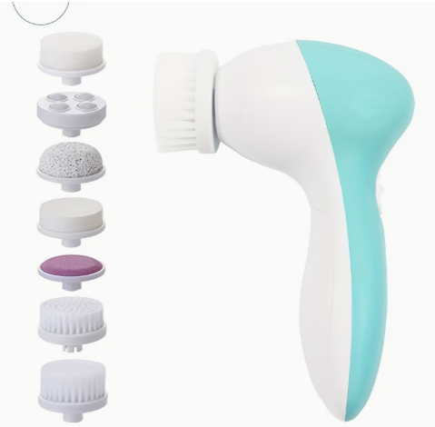 7-in-1 Electric Facial Cleanser Brush & Body Massager — thumbnail 2