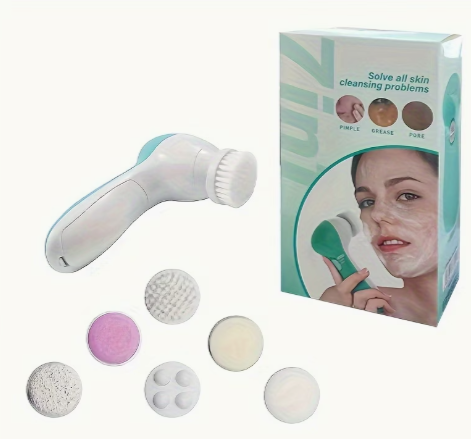 7-in-1 Electric Facial Cleanser Brush & Body Massager — thumbnail 3