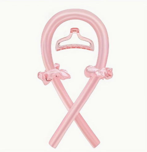 4pcs Heatless Curling Rod Set Hair Rollers Headband Soft Waves No Heat Curls — thumbnail 4