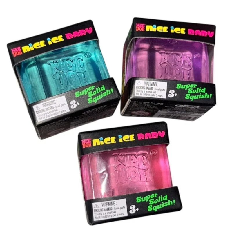 Schylling Nice Cube Nee Doh Stress Ball Sensory Toy Needoh Fidget Anxity — thumbnail 3