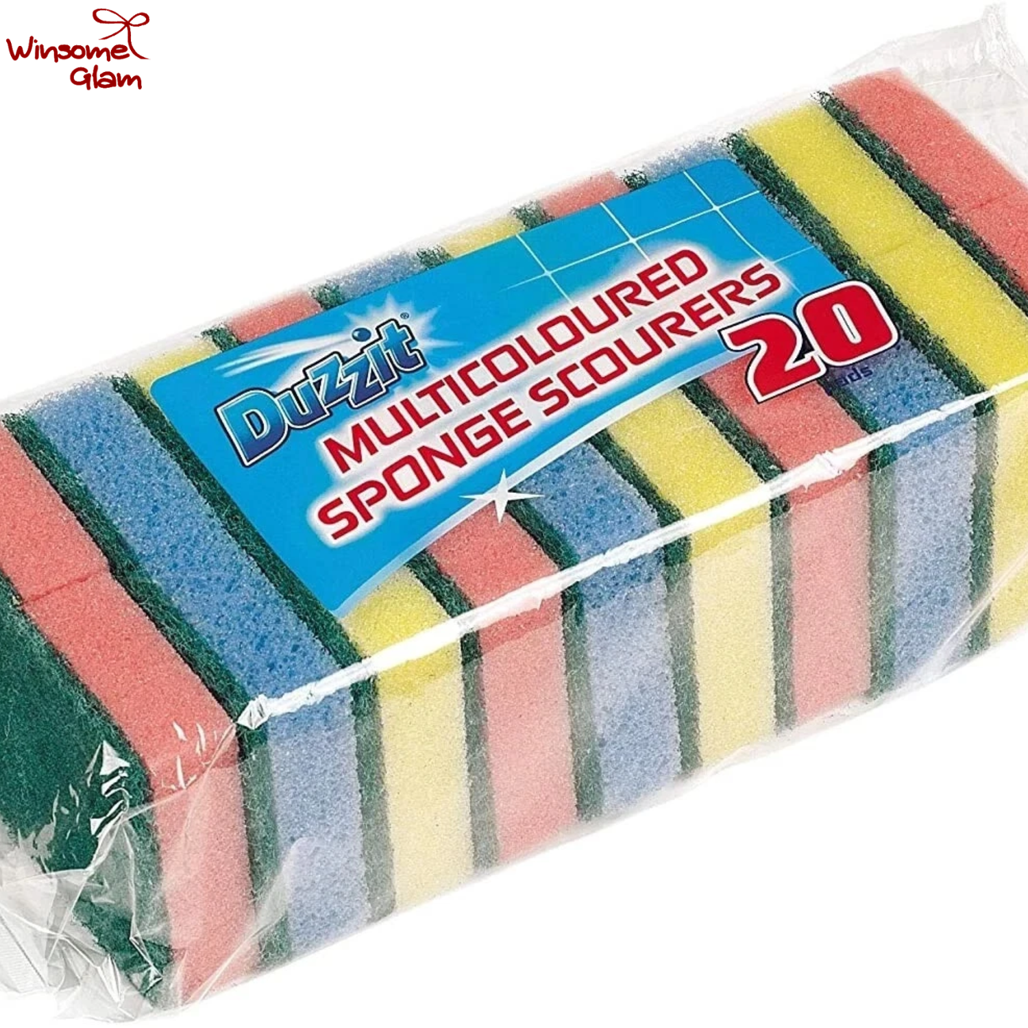 20PCS Cleaning Sponge Set | Multi-Purpose Kitchen Scrubbing Sponges | Dish Washing & Household Cleaning Pads – WinsomeGlam