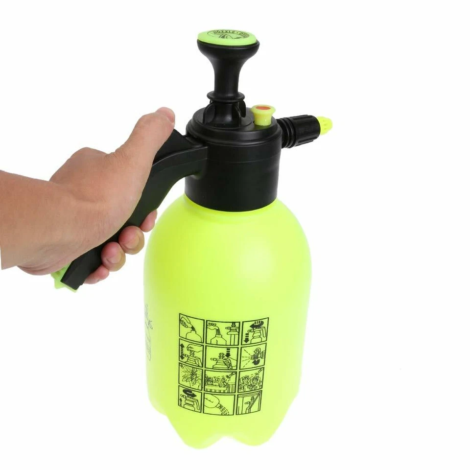 2L Garden Hand Pump Sprayer – Portable Pressure Spray Bottle Water Weed Chemical — thumbnail 5