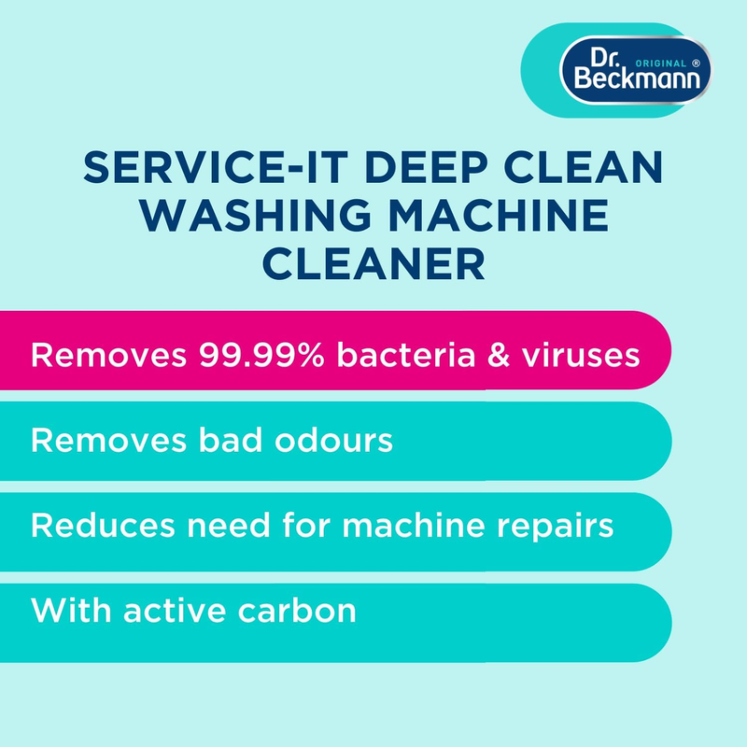 Dr. Beckmann Service-It Deep Clean Washing Machine Cleaner 250g – Pack of 3 — thumbnail 3